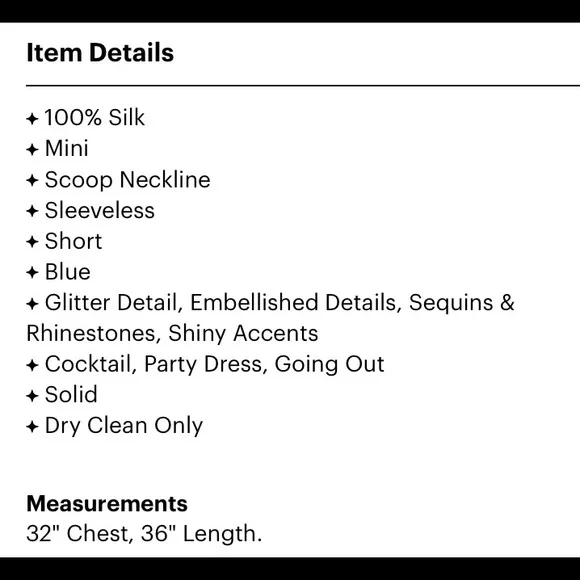 NWT MIGNON size 8 silk blue cocktail dress in excellent condition - Picture 3 of 7